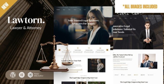 Lawtorn - Lawyer & Attorney WordPress Theme