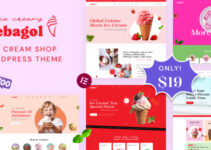 Lebagol - Ice Cream Shop WordPress Theme