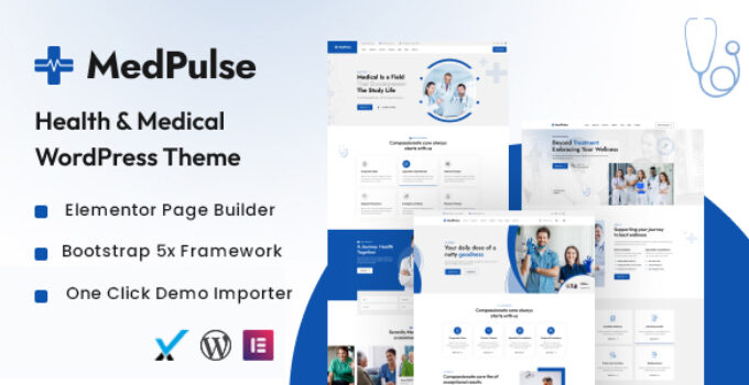 MedPulse - Health & Medical WordPress Theme