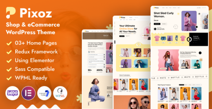 Pixoz - Fashion Shop & eCommerce WordPress Theme