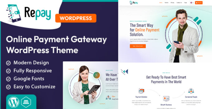 Repay | Payment Gateway WordPress Theme