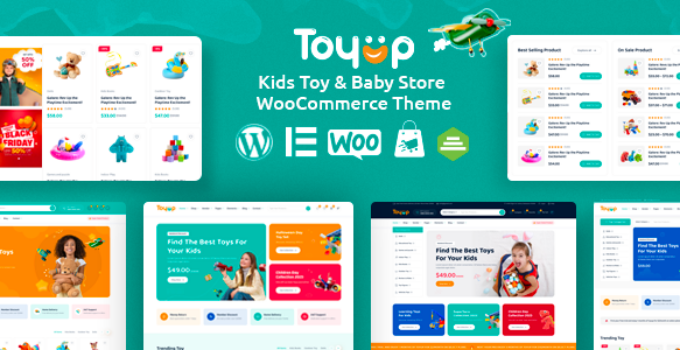 Toyup - Kids Toys Store WooCommerce WordPress Theme