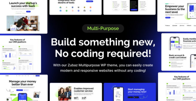 Zubaz - SaaS & Startup WordPress Theme