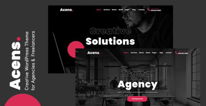Acens - Creative Agencies WordPress Theme