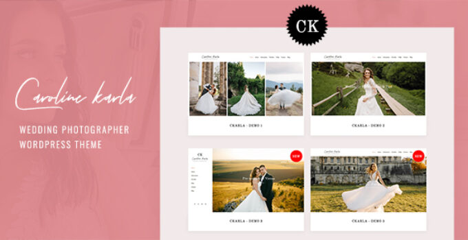 Ckarla - Wedding Photography WordPress Theme