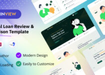 Finview - Financial Loan Review and Comparison Affiliate WordPress Theme.