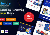 Hendre - Repaire, Plumbing & Handyman Services WordPress Theme