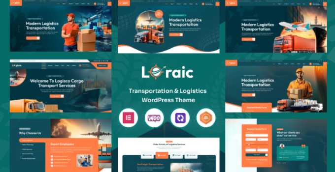 Loraic - Transportation & Logistics WordPress Theme