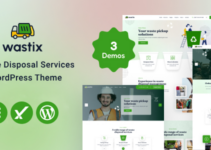 Wastix - Waste Disposal Services WordPress Theme