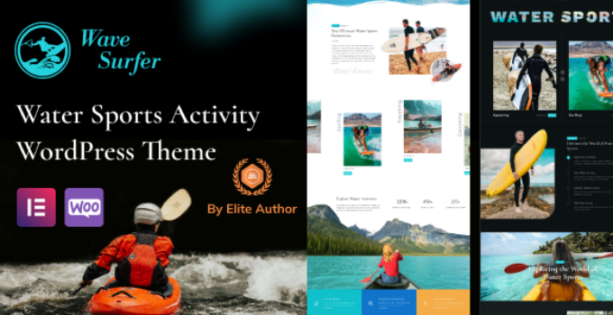WaveSurfer - Surfing and Water Sports Theme