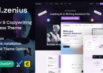 Ai Zenius - AI Writer & Copywriting WordPress Theme