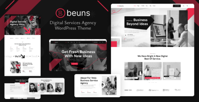 Beuns - Digital Services Agency WordPress Theme