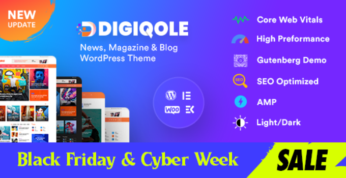 Digiqole - News Magazine WordPress Theme