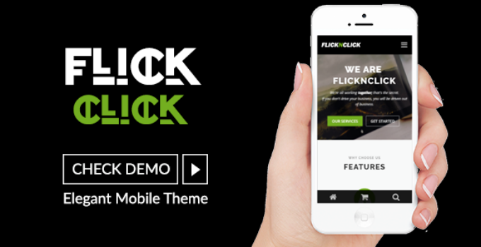Flicknclick - Responsive Mobile/Smartphone Theme