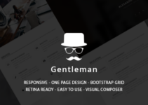Gentleman - CV & Resume vCard WordPress Theme