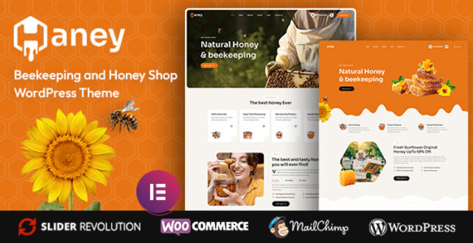 Haney - Beekeeping and Honey Shop Theme