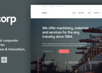Incorp - Industrial, Factory & Corporate WordPress Theme
