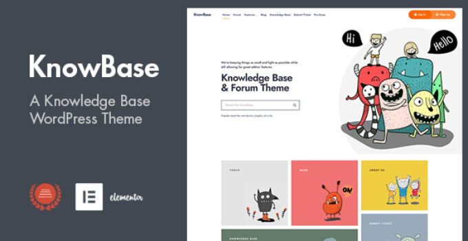 KnowBase - A Helpdesk & bbPress WordPress Theme