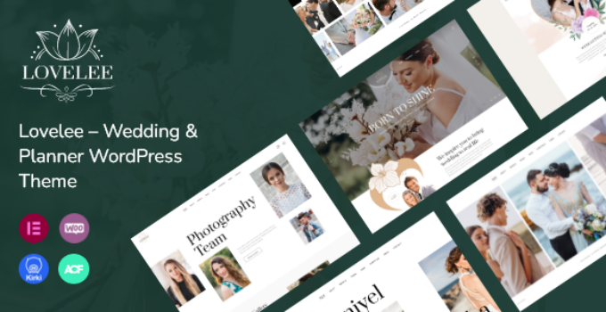Lovelee – Wedding & Planner WordPress Theme