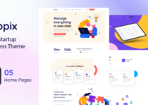 Mappix - Saas & Startup WordPress Theme