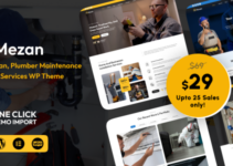 Mezon - Plumber, Handyman Services WordPress Theme