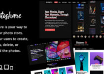 Photoshare - Blog Story & Photos Download WordPress Theme