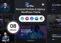 Portlu - Personal Portfolio & Agency WordPress Theme