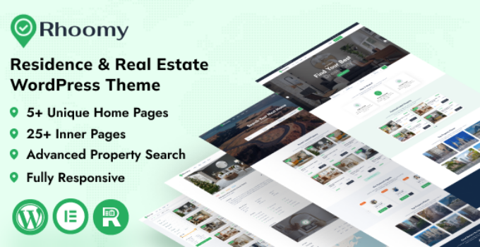 Rhoomy – Real Estate WordPress Listing Theme