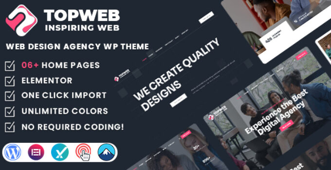 Topweb - Web Design Agency WordPress Theme