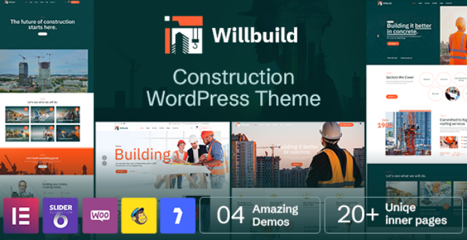 Willbuild - Construction WordPress Theme