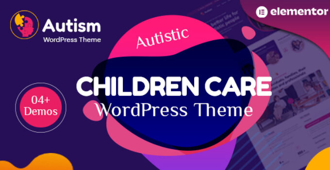 Autism - Autistic Children Care WordPress Theme