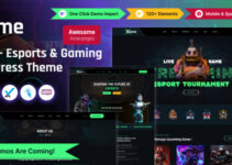 Bame - eSports and Gaming WordPress Theme
