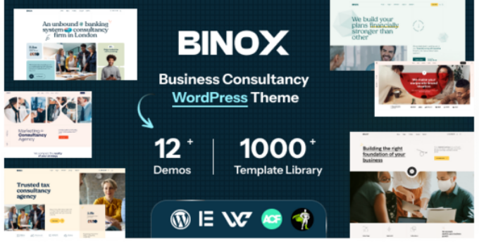 Binox | Multipurpose Business Consulting WordPress Theme