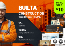 Builta - Construction WordPress Theme