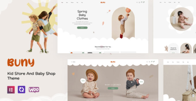 Buny – Kids Store and Baby Shop Theme