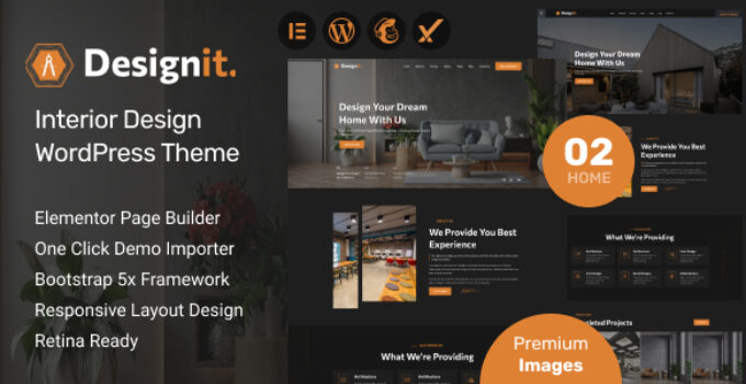 Designit – Interior Design WordPress Theme