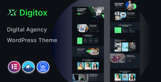 Digitox - Digital Agency WordPress Theme