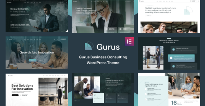 Gurus - Business Consulting WordPress Theme