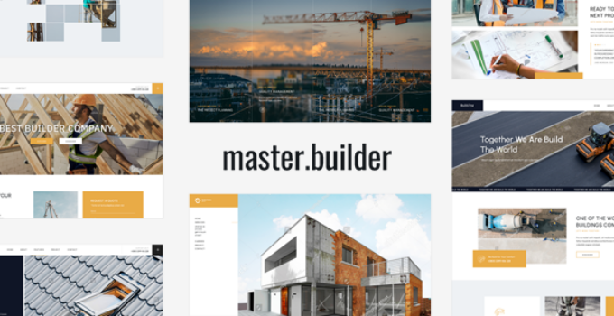 MasterBuilder - Construction WordPress Theme