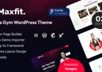Maxfit – Fitness Gym WordPress Theme