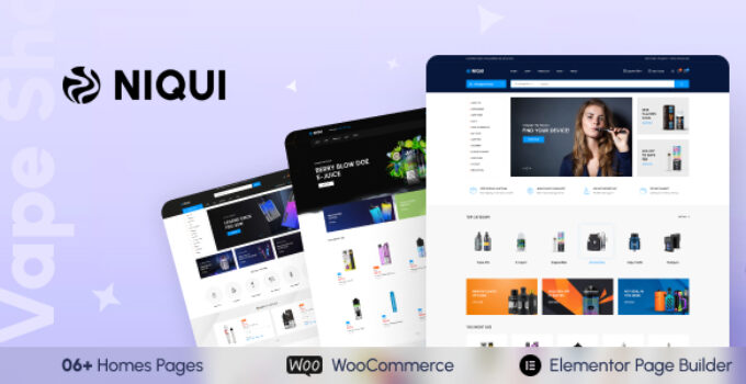 Niqui – Vape Store WooCommerce Theme