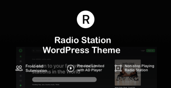 Radion - Radio Stations WordPress Theme