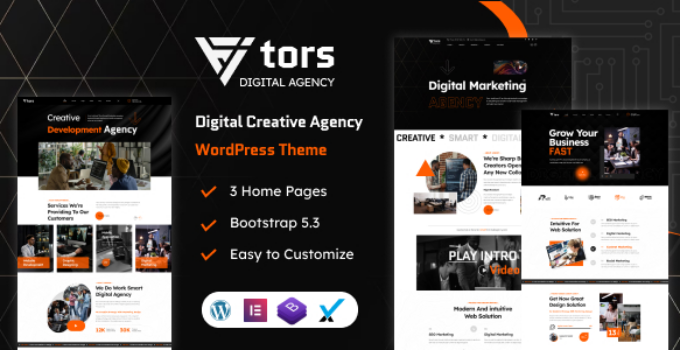 Vitors – Digital Marketing Agency WordPress Theme