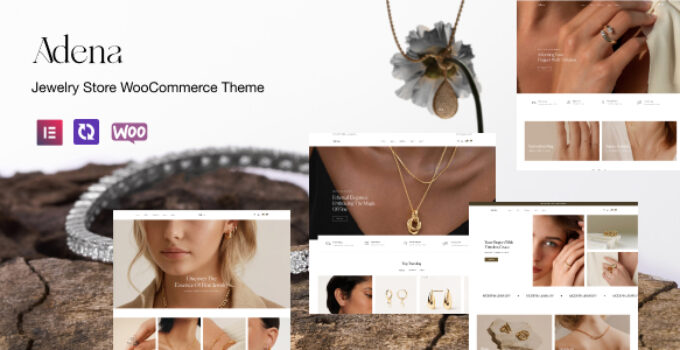 Adena – Jewelry Store WooCommerce WordPress Theme