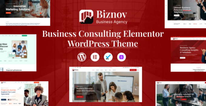 Biznov - Business Consulting WordPress Theme