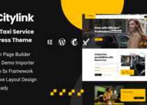 Citylink - Online Taxi Service WordPress Theme