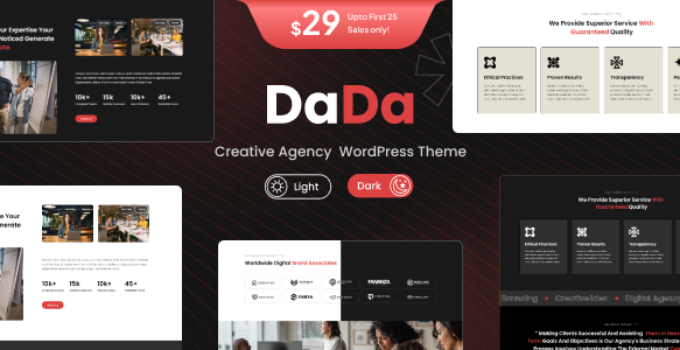 DaDa - Business Consulting Theme