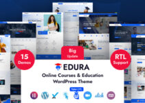 Edura – Online Courses & Education WordPress Theme