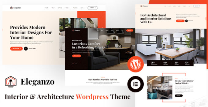 Eleganzo | Interior & Architecture WordPress Theme