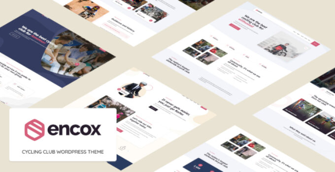 Encox - Responsive Cycling Club WordPress Theme